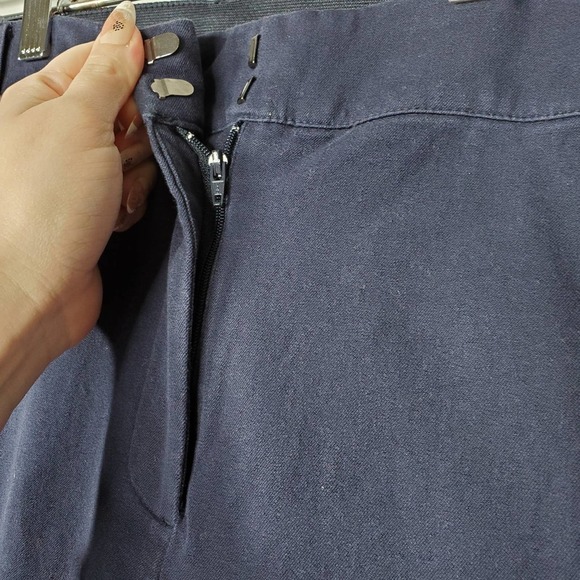 Lane Bryant The Allie Cropped Slacks Navy Size 28 - Picture 4 of 11